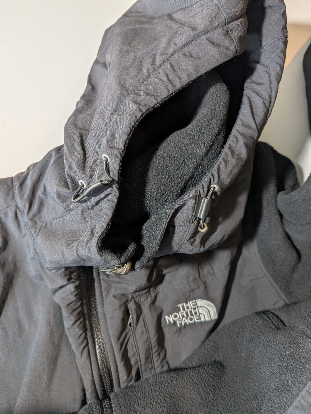 The North Face Denali Hooded Black Fleece Jacket Women's  Size XL - Picture 16 of 16